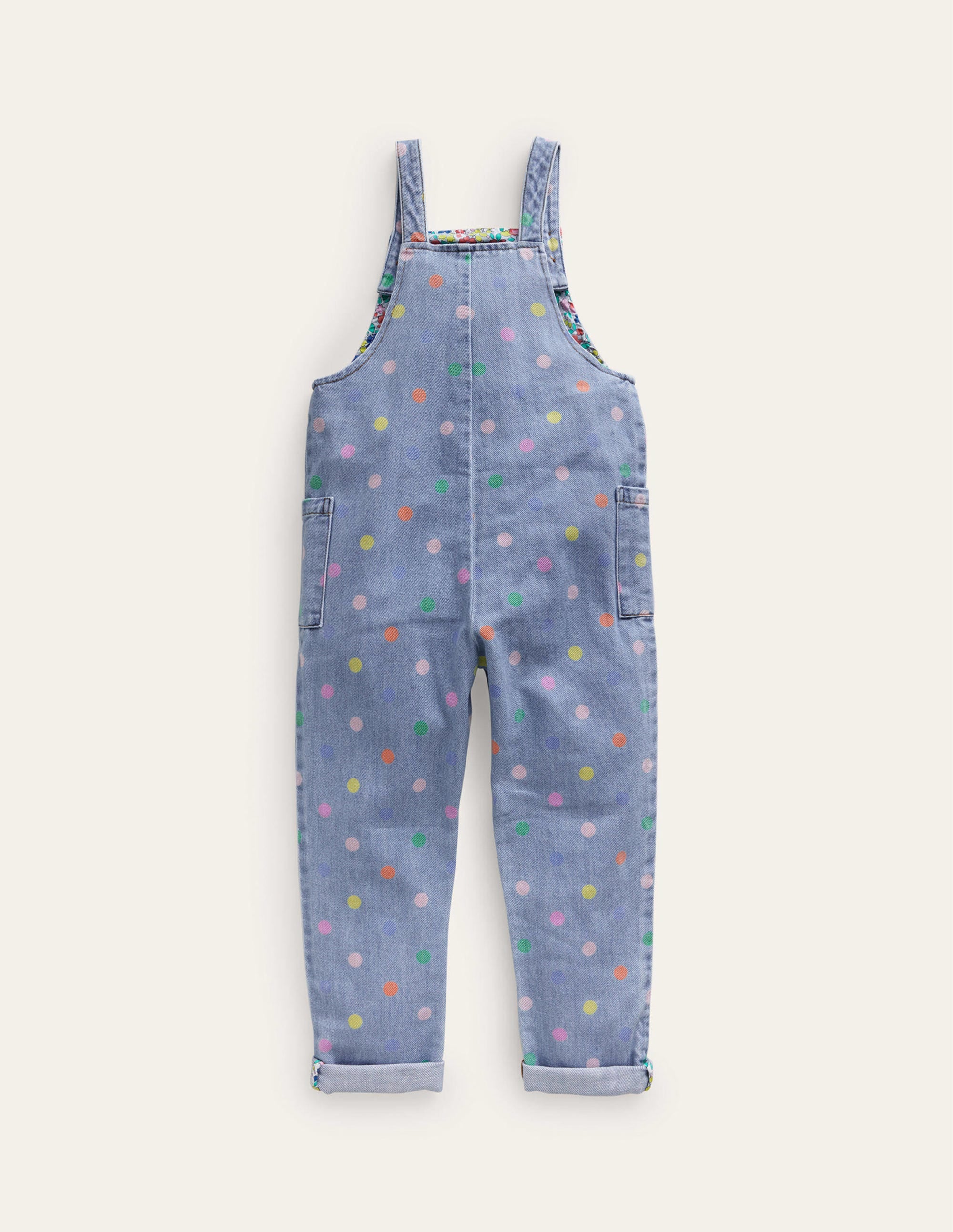Relaxed Dungarees-Denim Multi Spot - Image 2