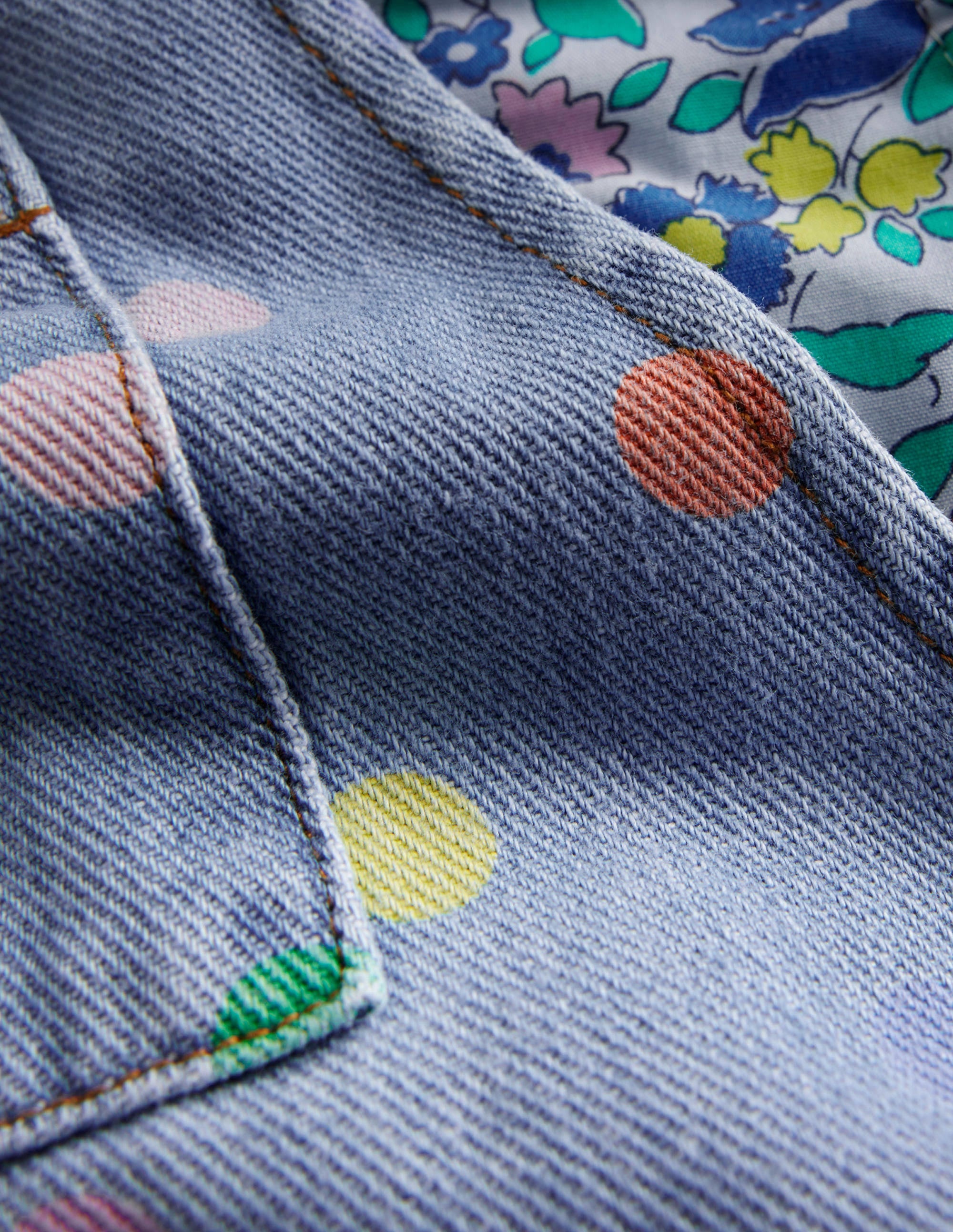 Relaxed Dungarees-Denim Multi Spot - Image 3