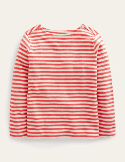 Texture Breton-Kumquat Orange/White-1