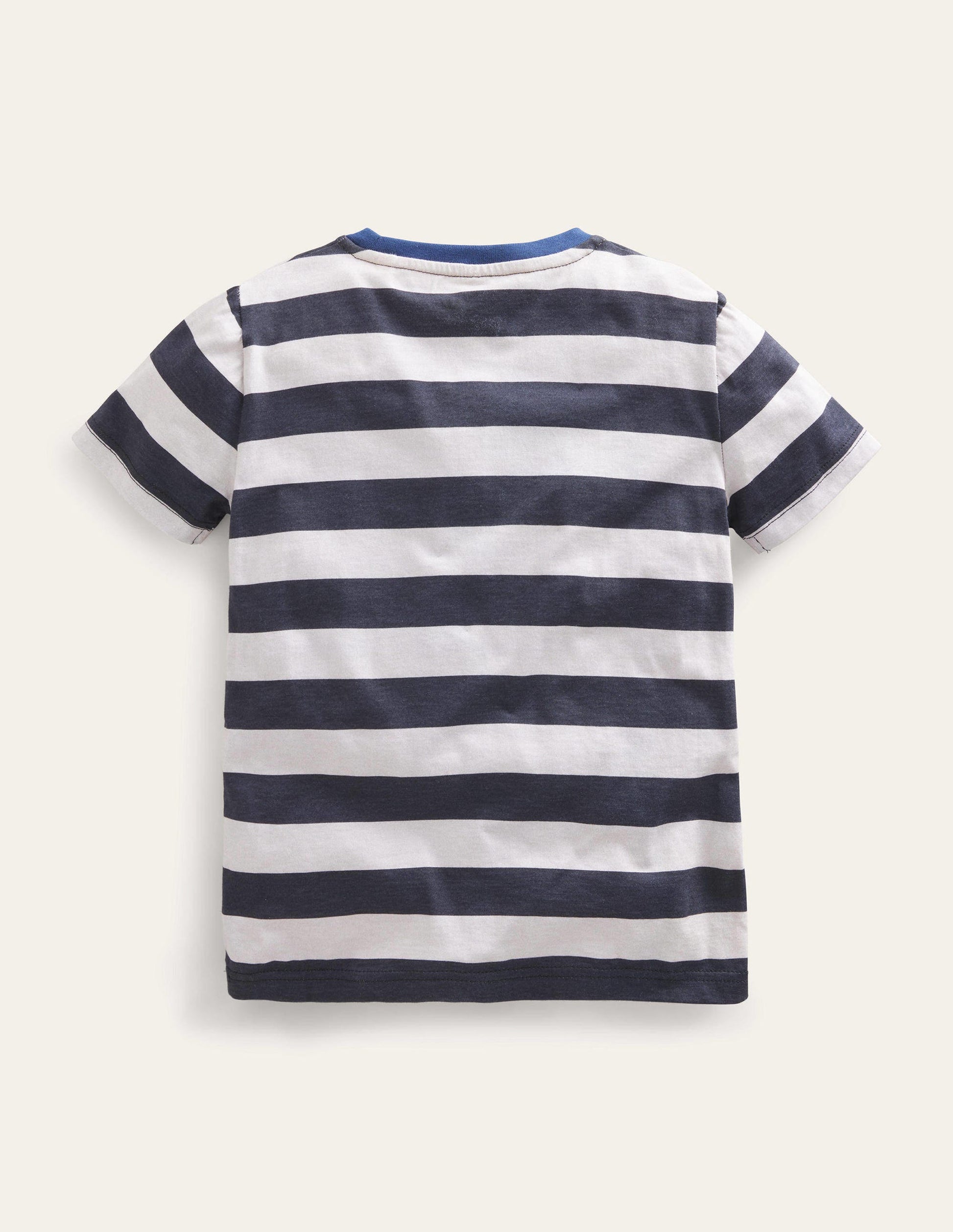 Whale Club T-shirt-Ecru Marl/Bluing Whale-2