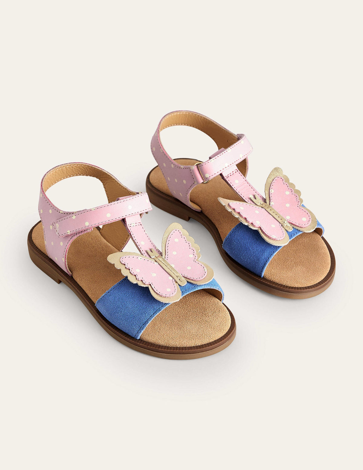 Fun Leather Sandals-Butterfly-2