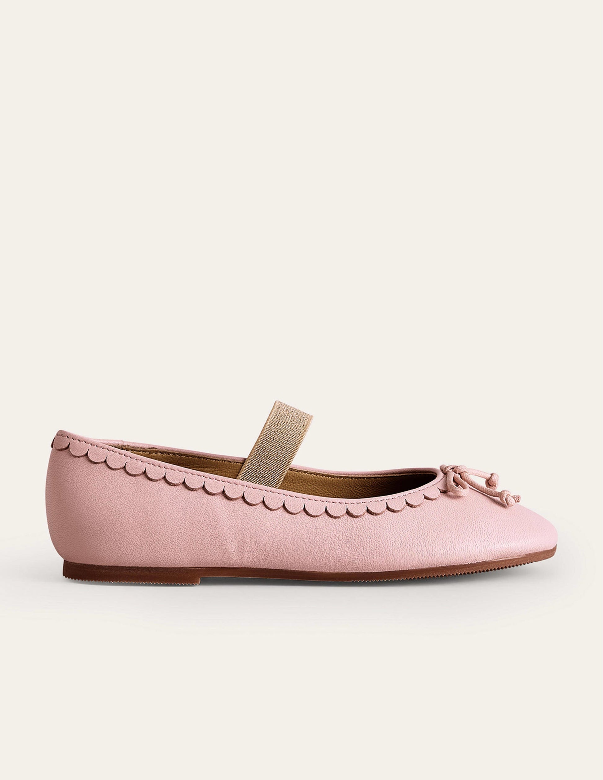 Leather Ballet Flat-Provence Dusty Pink-1