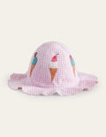 Wide Brimmed Hat-Ice Creams