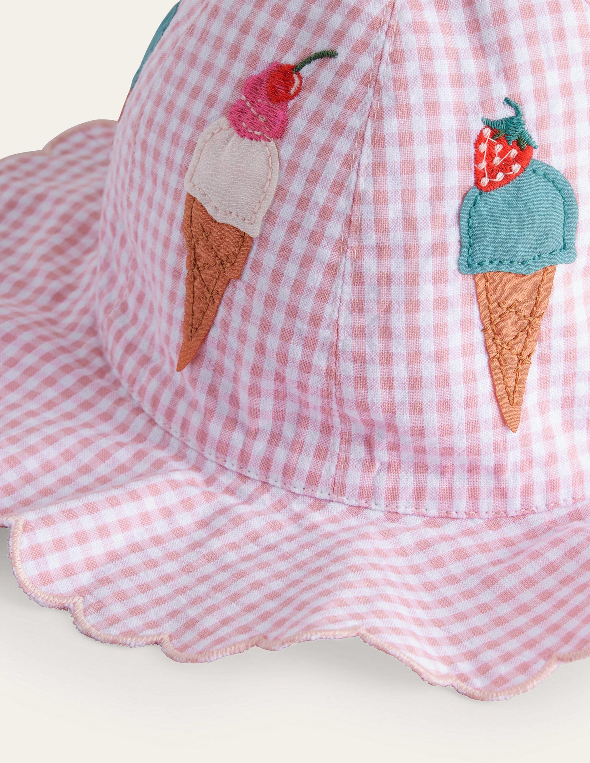 Wide Brimmed Hat-Ice Creams-2