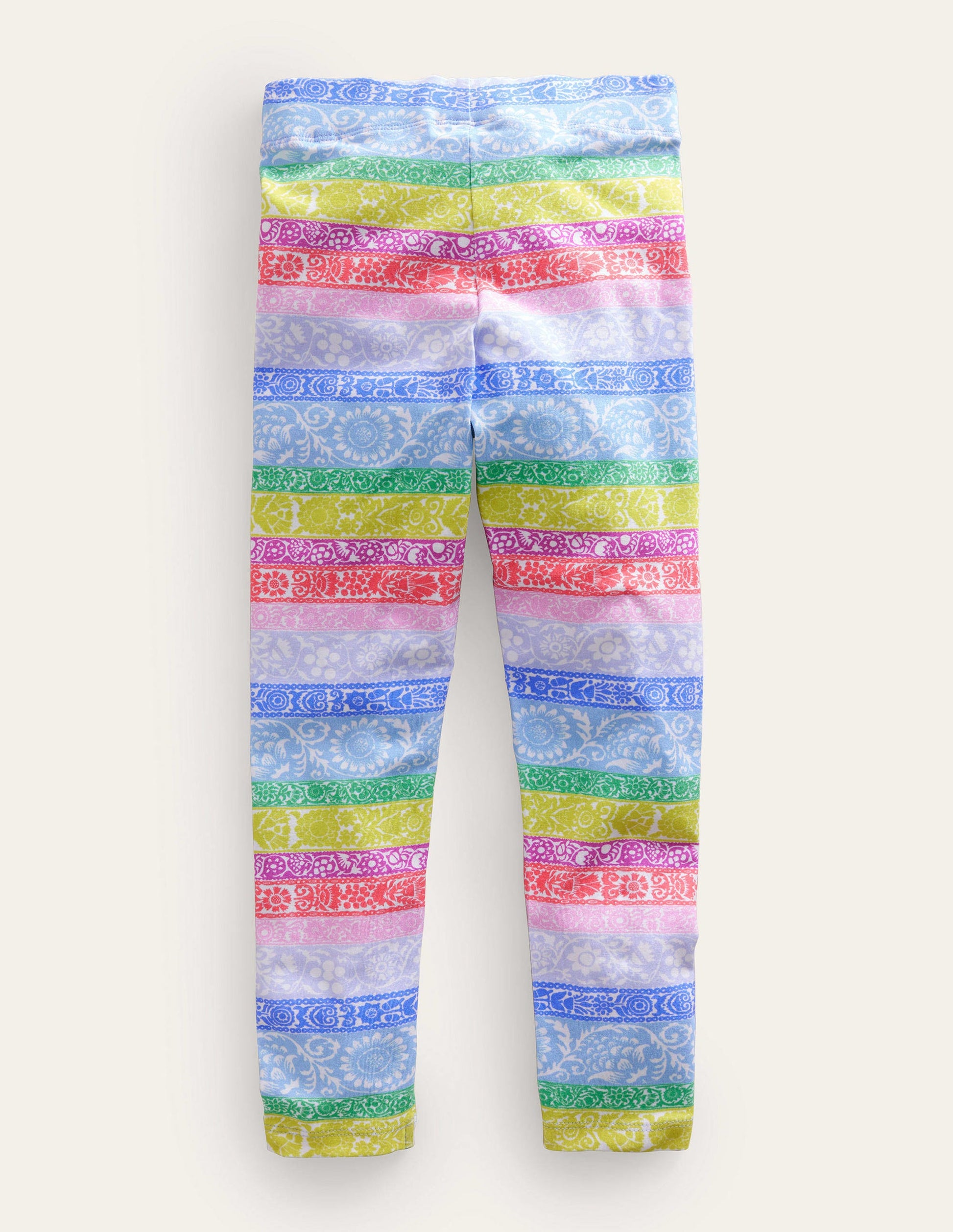 Fun Leggings-Multi Wallpaper Stripe-2