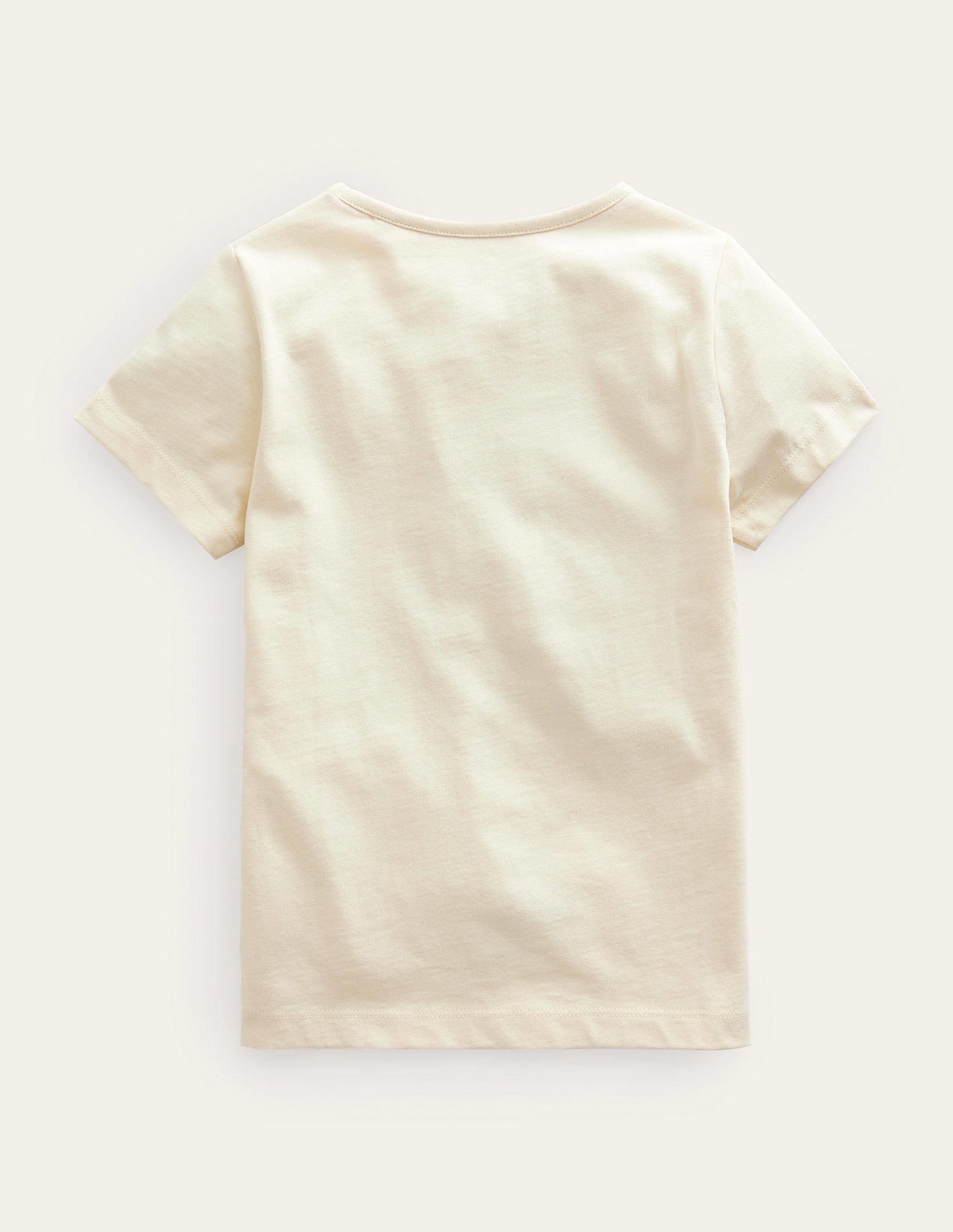 Printed Graphic T-Shirt-Dorset Cream Birds-2
