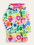 Pattern Towelling Beach Dress-Multi Holiday Foral