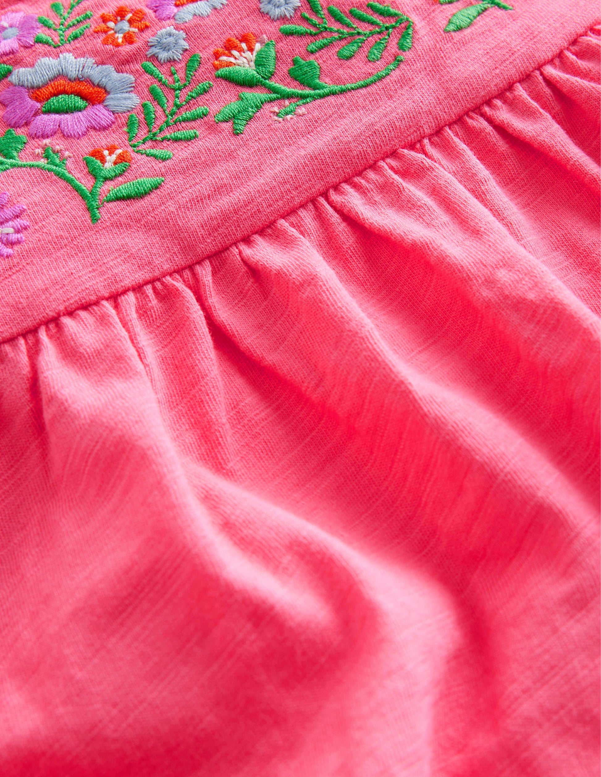 Embroidered Jersey Top-Lollipop Pink-3