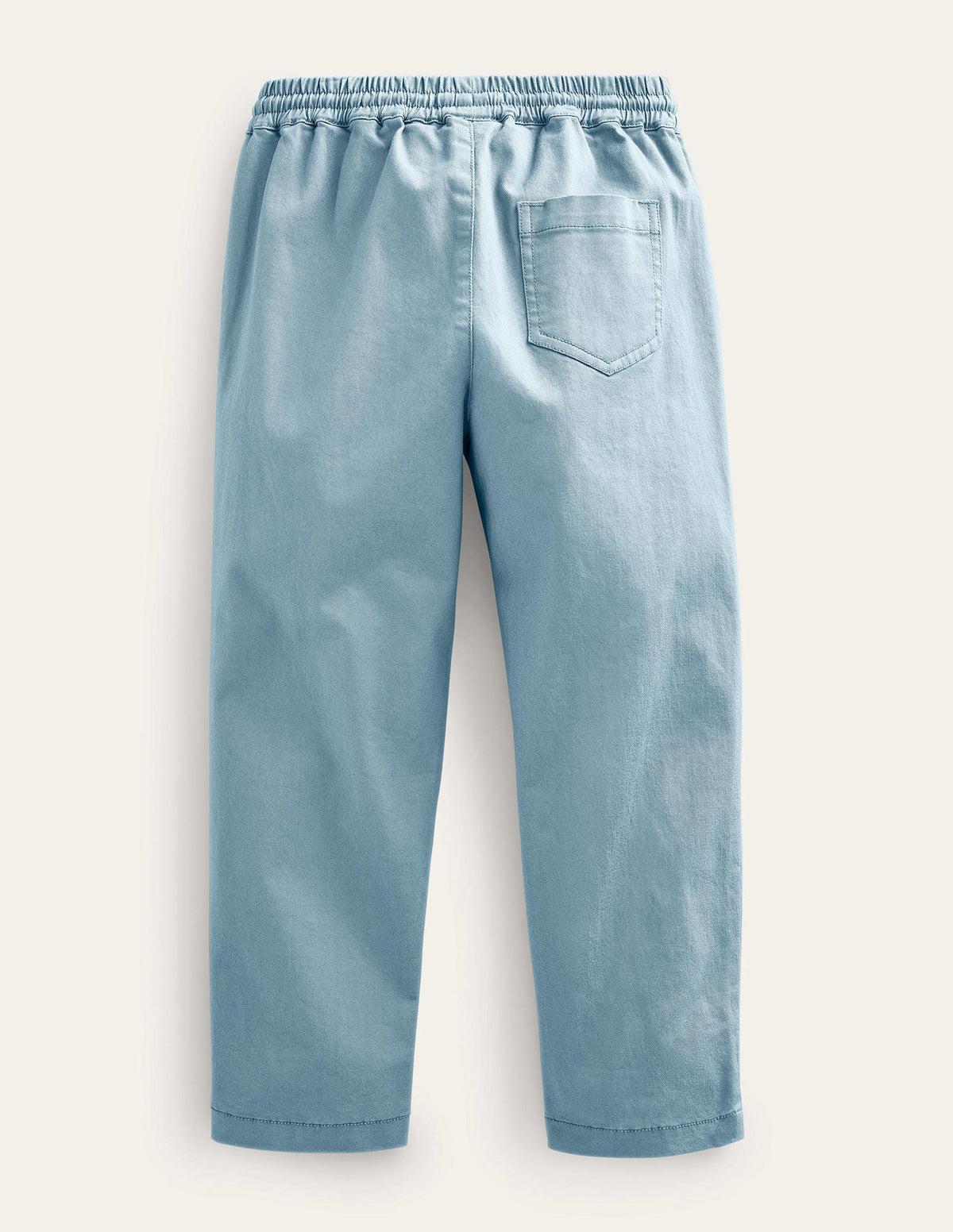 Pull-On Twill Trousers-Soft Bluebell - Image 2