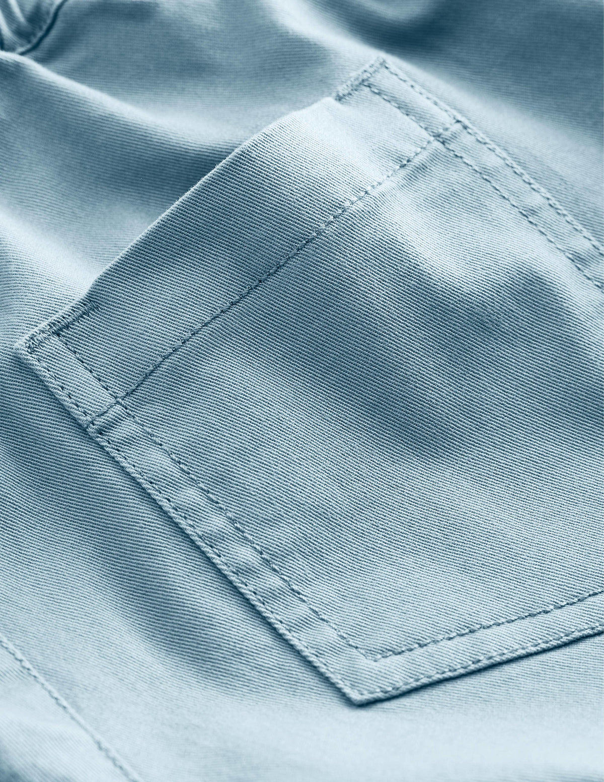 Pull-On Twill Trousers-Soft Bluebell - Image 3
