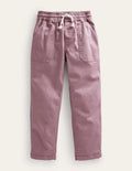 Pull-On Twill Trousers-Orchid Haze