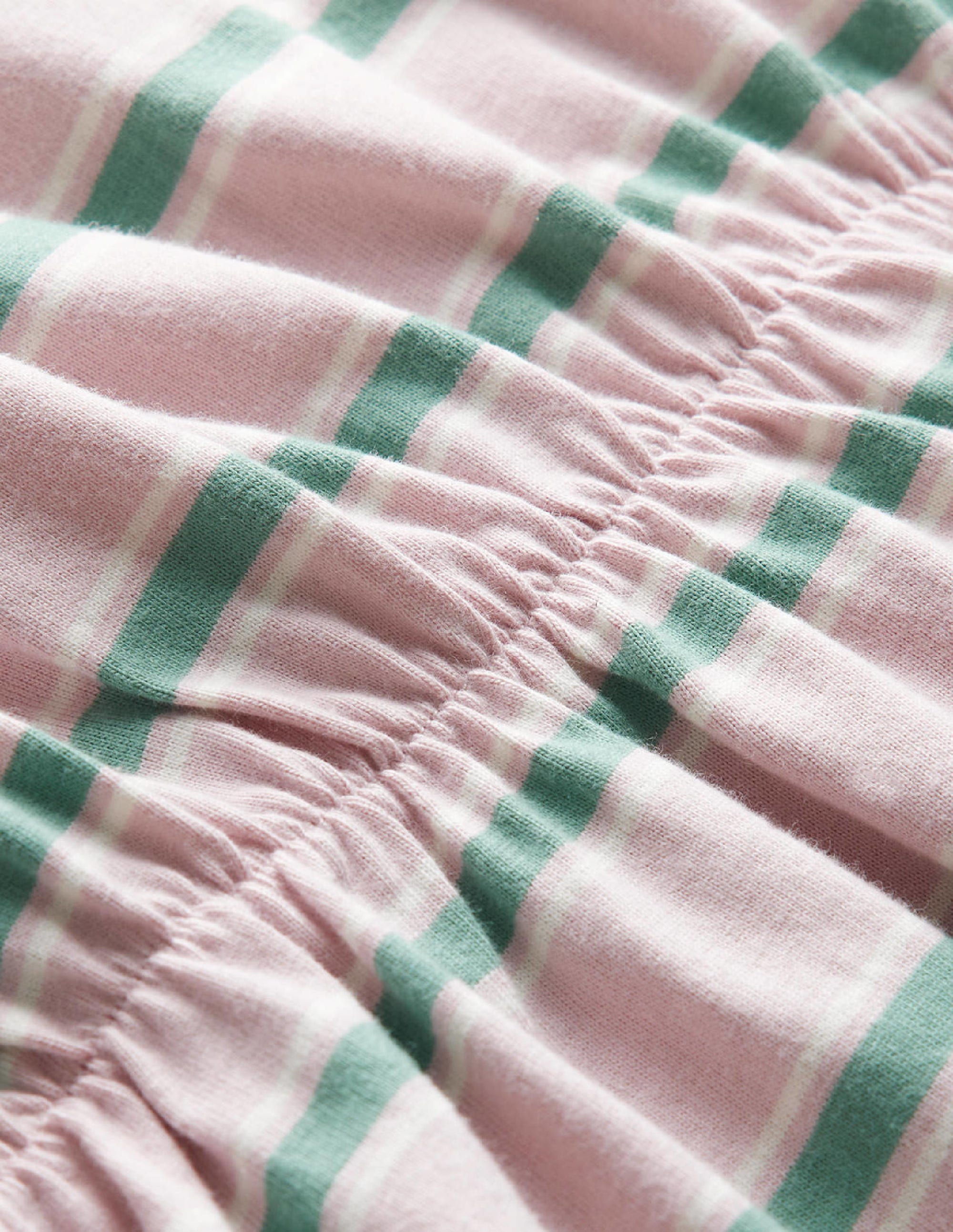 Frill Sleeve Jersey Dress-French Pink/Csarite Green - Image 3