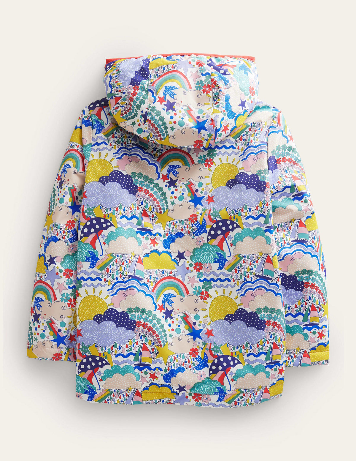 Jersey Lined Anorak-Ivory Multi Weather-2