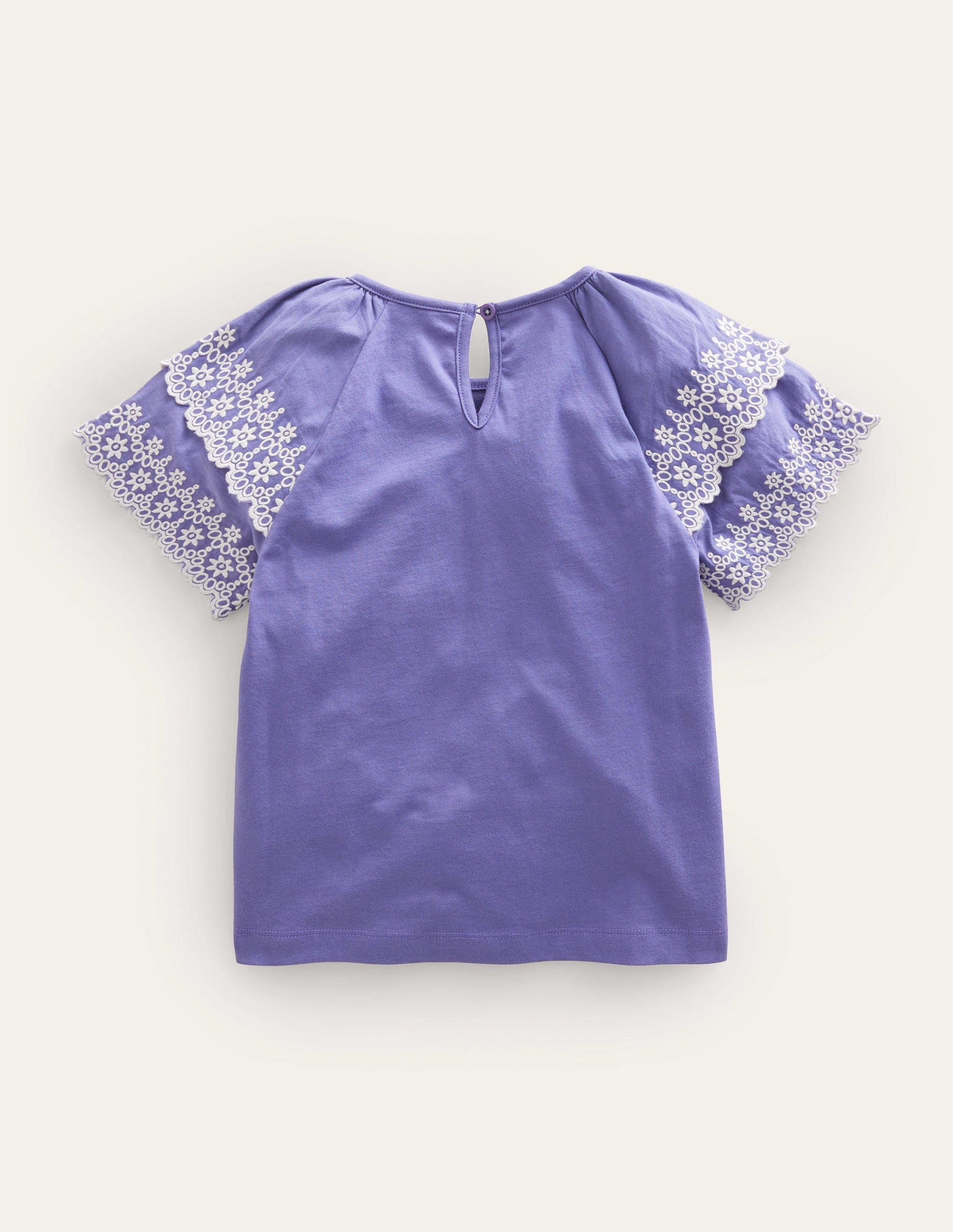 Broderie Mix T-shirt-Soft Starboard-2