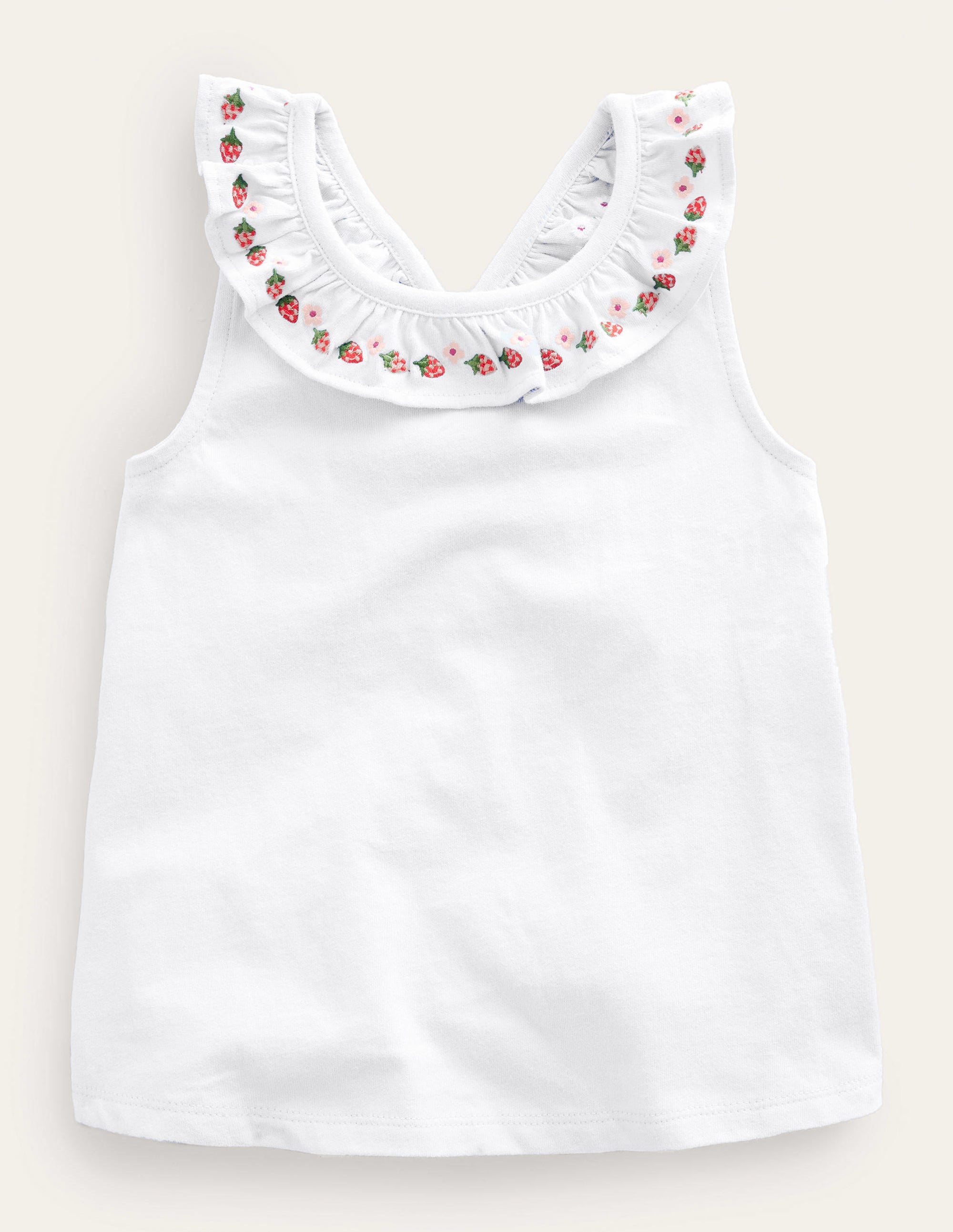 Cross-back Vest-White - Image 1