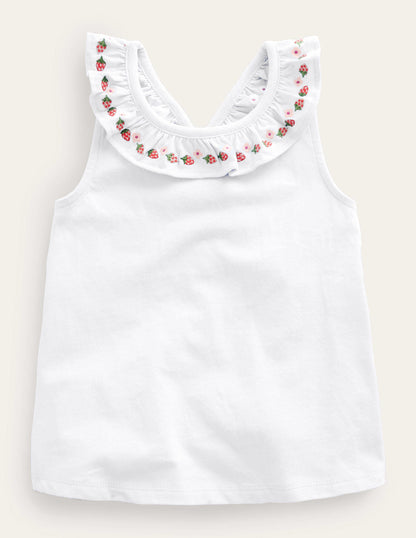 Cross-back Vest-White-1