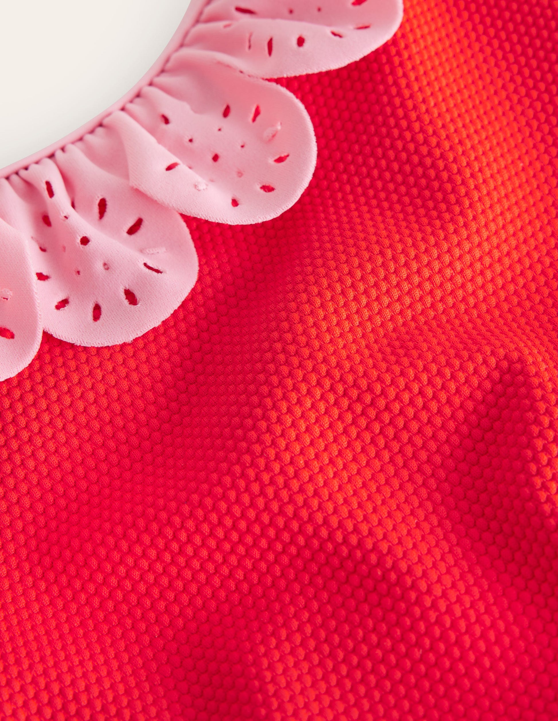 Broderie Frill Swimsuit-Fire-3