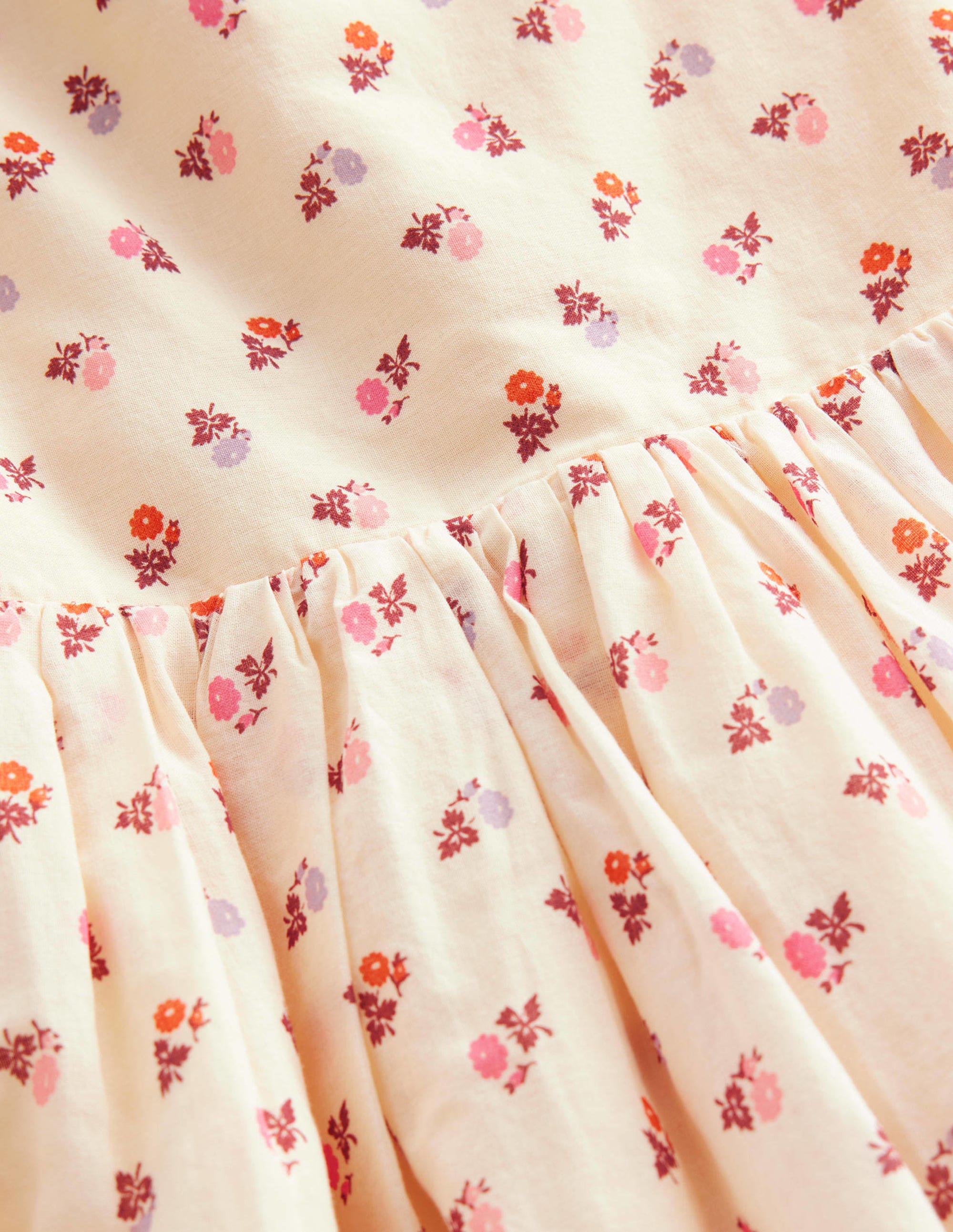 Cross-Back Dress-Dorset Cream Bud - Image 3