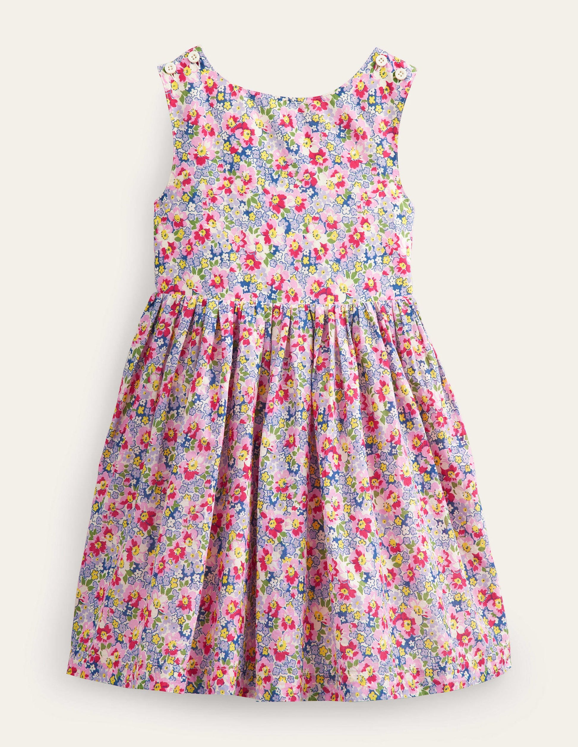 Cross-Back Dress-Multi Pot Pourri-1