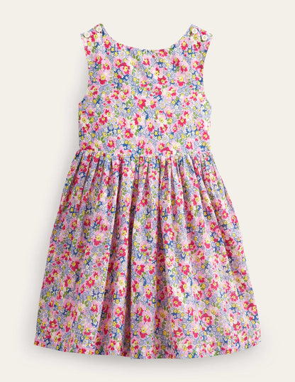 Cross-Back Dress-Multi Pot Pourri-1