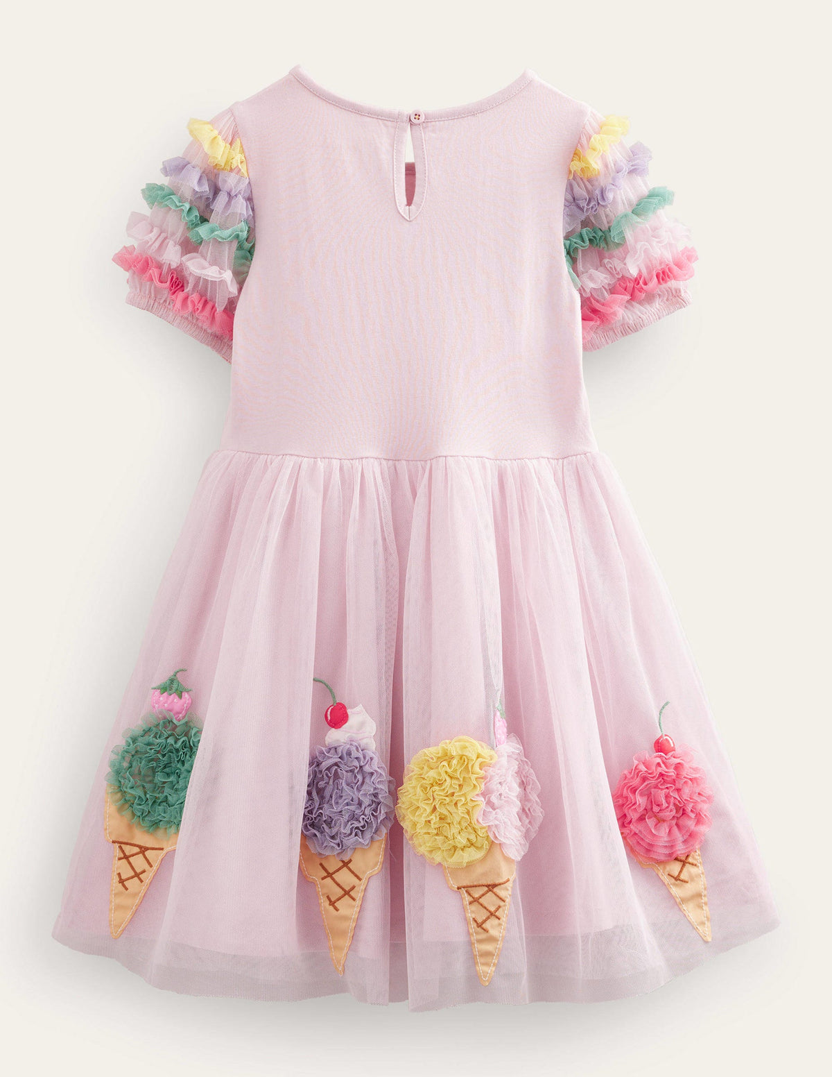 Tulle Dress-French Pink-2