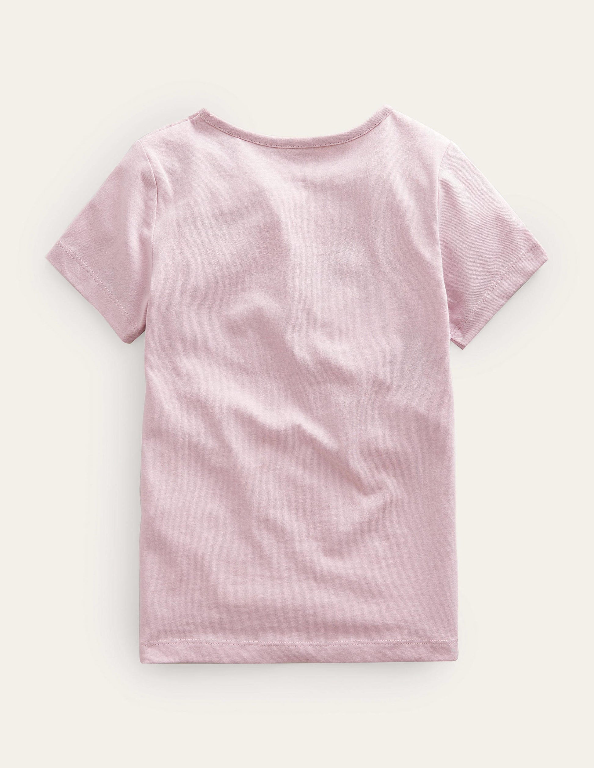 Painterly Printed T-Shirt-French Pink Lemonade-2