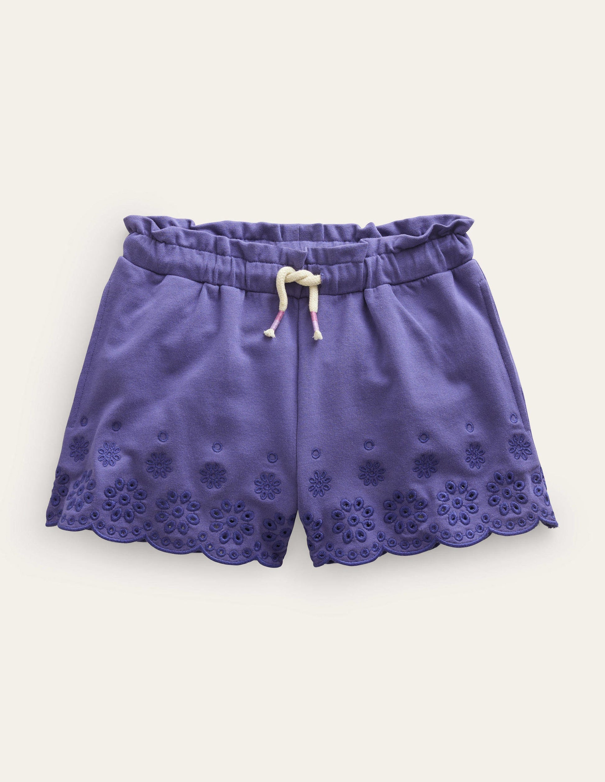 Jersey Eyelet Short-Soft Starboard Blue-1