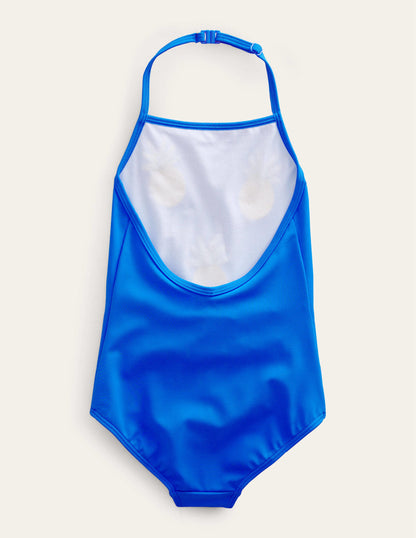 Appliqué Fruit Swimsuit-Cabana Blue-2