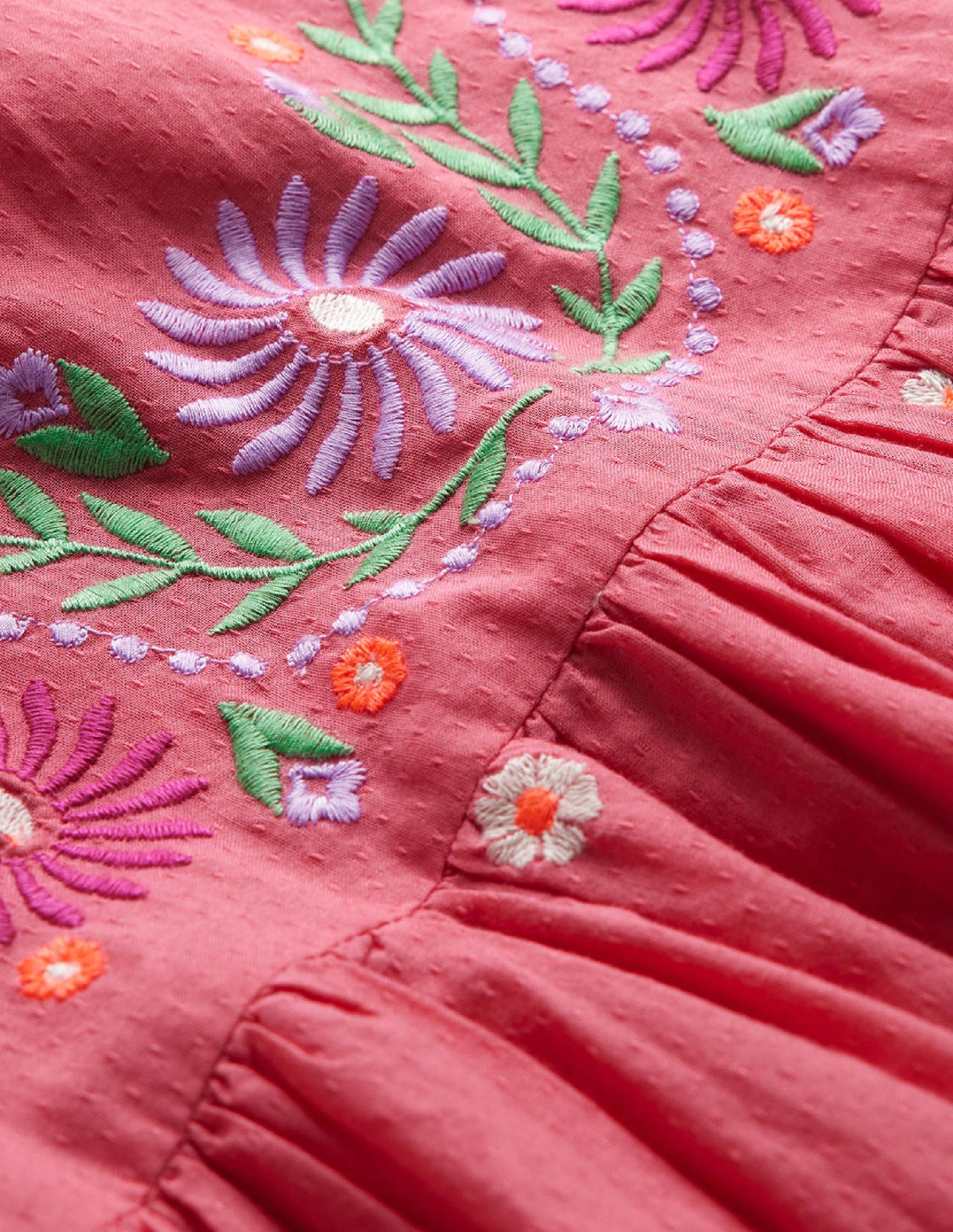 Embroidered Texture Dress-Lollipop-3
