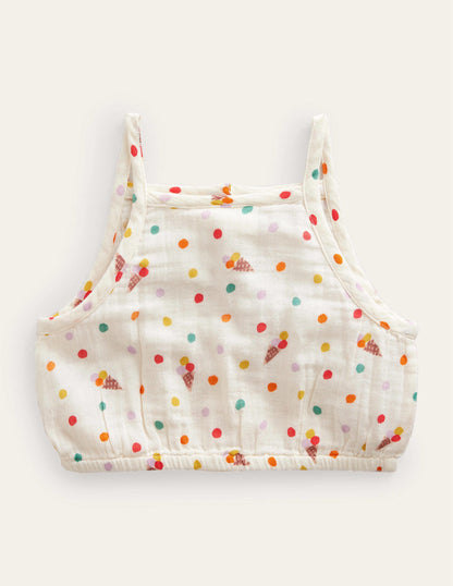 Doublecloth Crop Top-Vanilla Pod Ice Creams-2