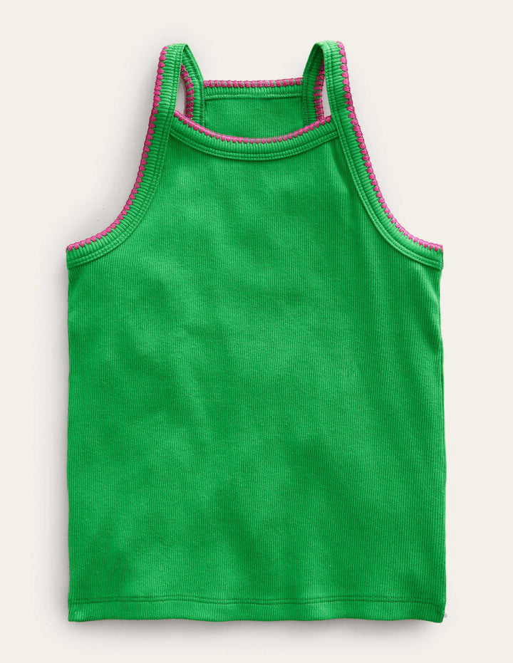 Cut Away Vest-Bright Green