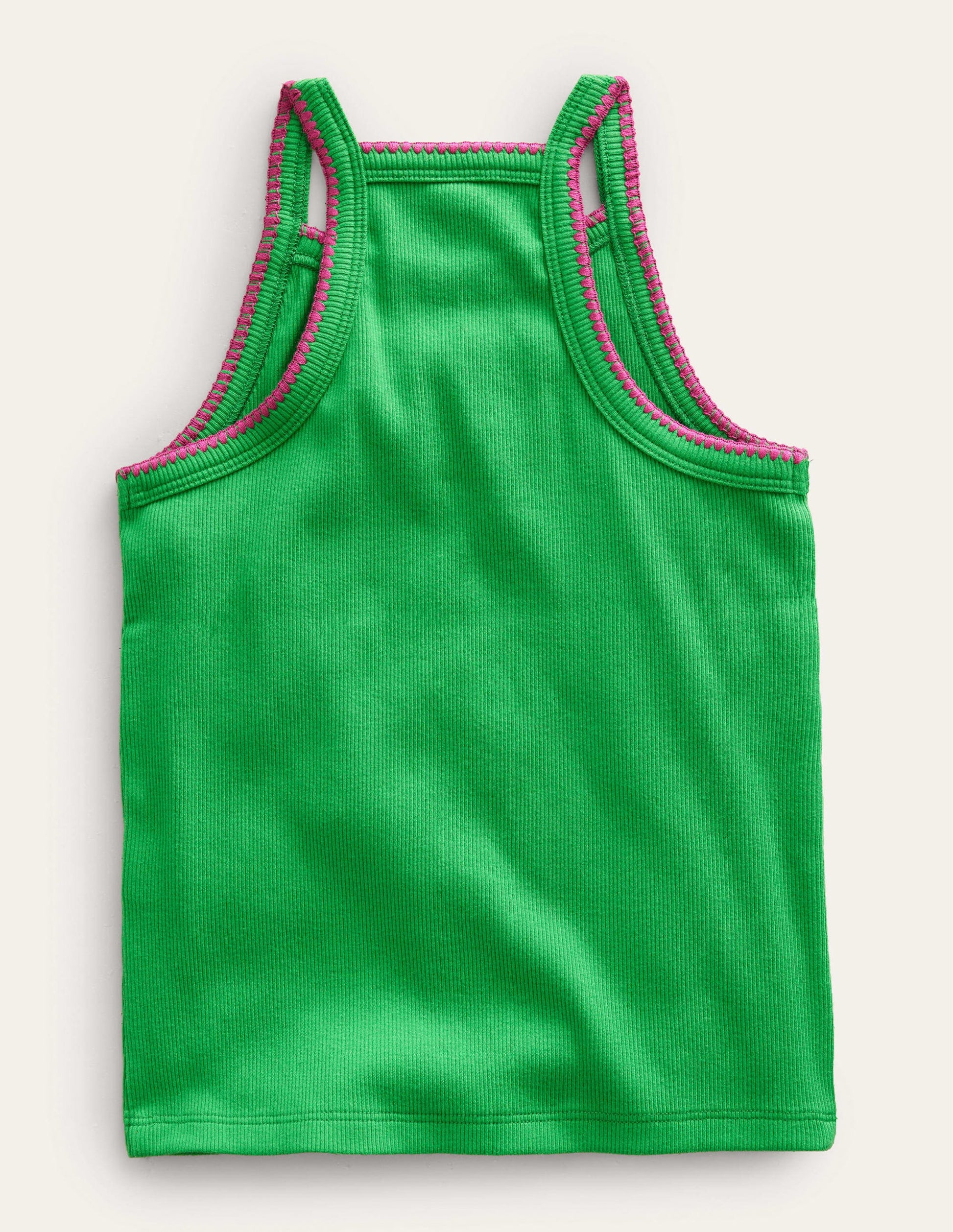 Cut Away Vest-Bright Green-2