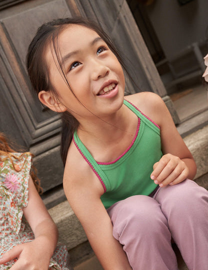 Cut Away Vest-Bright Green-4