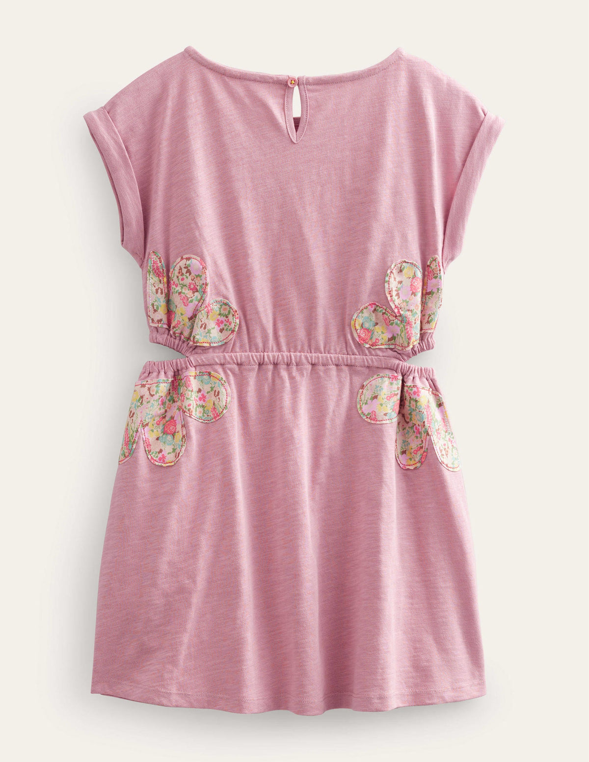 Cut Out Dress-Almond Pink - Image 2
