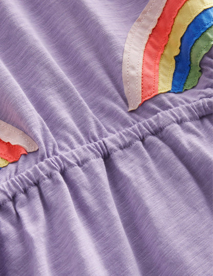 Cut Out Dress-Misty Lavender Rainbow-3
