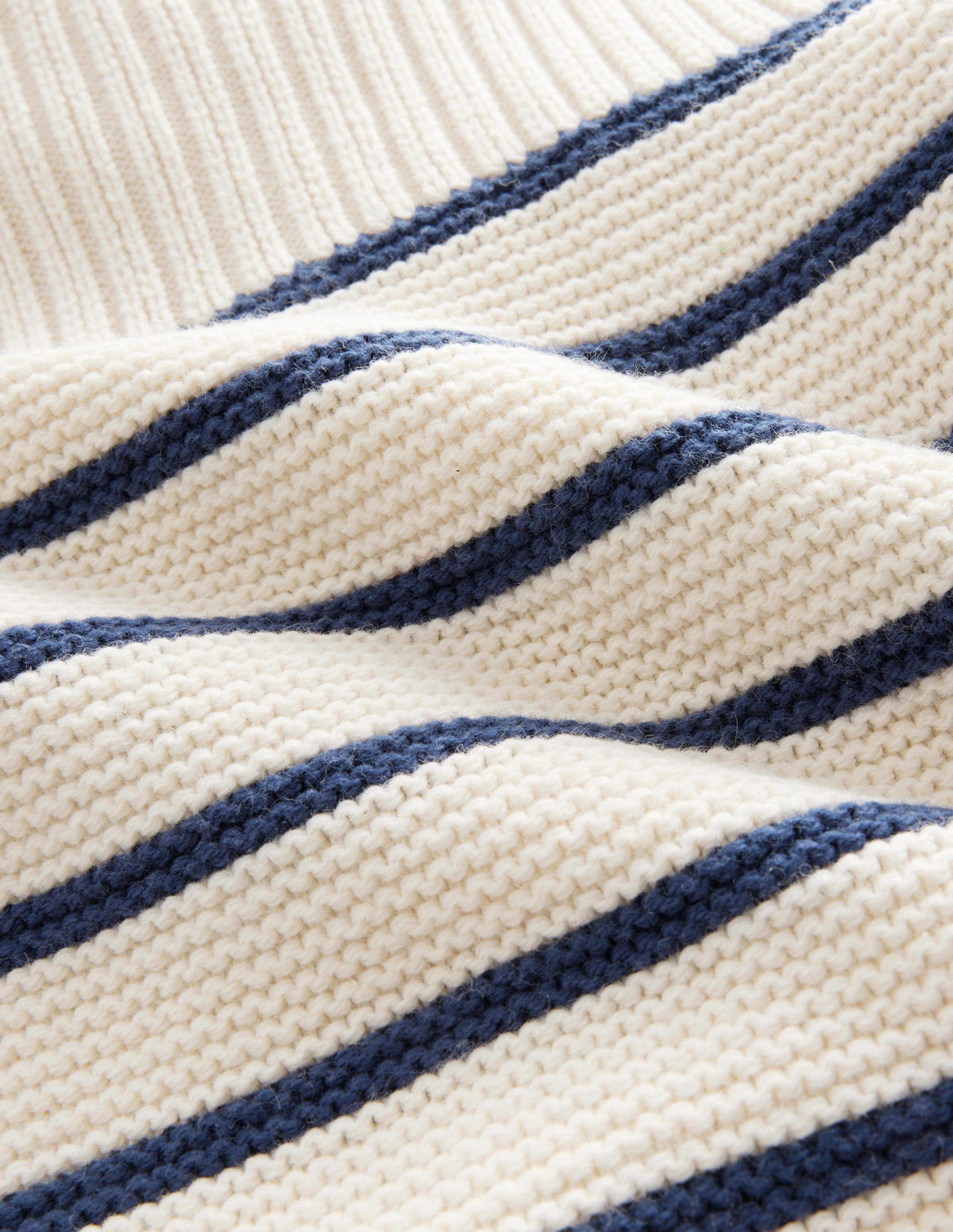 Nautical Jumper-Ecru Marl Stripe - Image 3