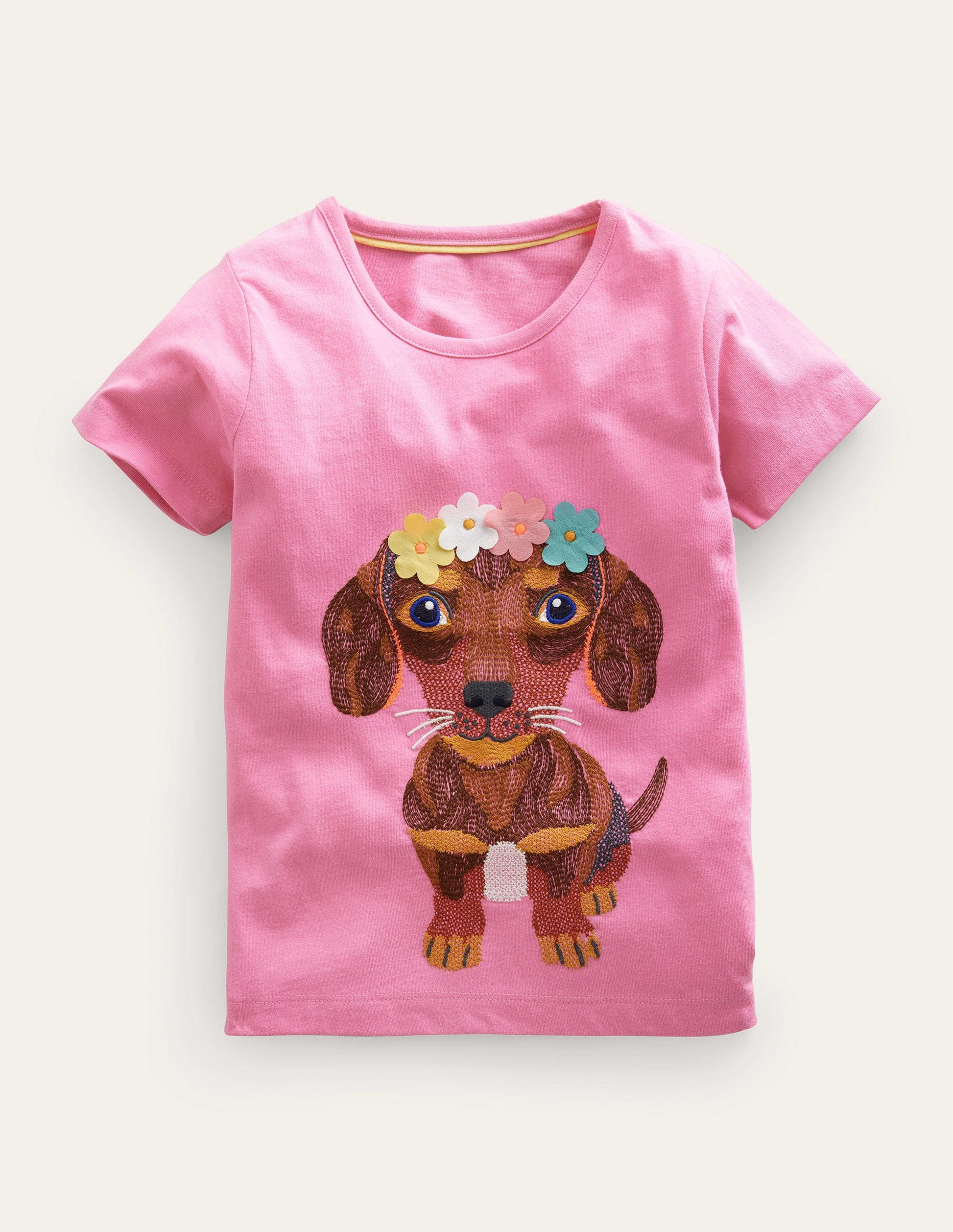 Superstitch Logo T-Shirt-Cameo Pink Puppy-1