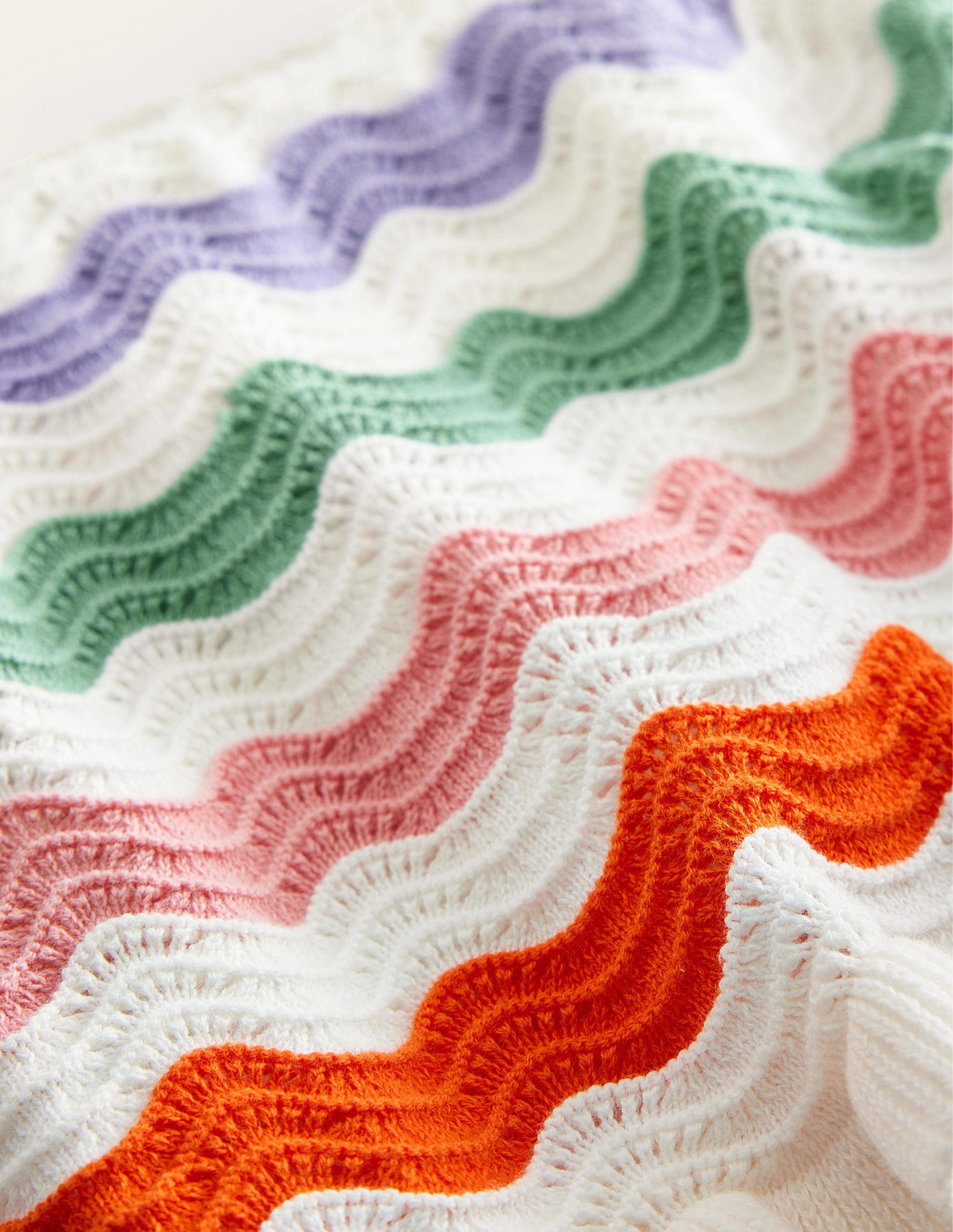 Knitted Frilled Shorts-Multi Rainbow - Image 3