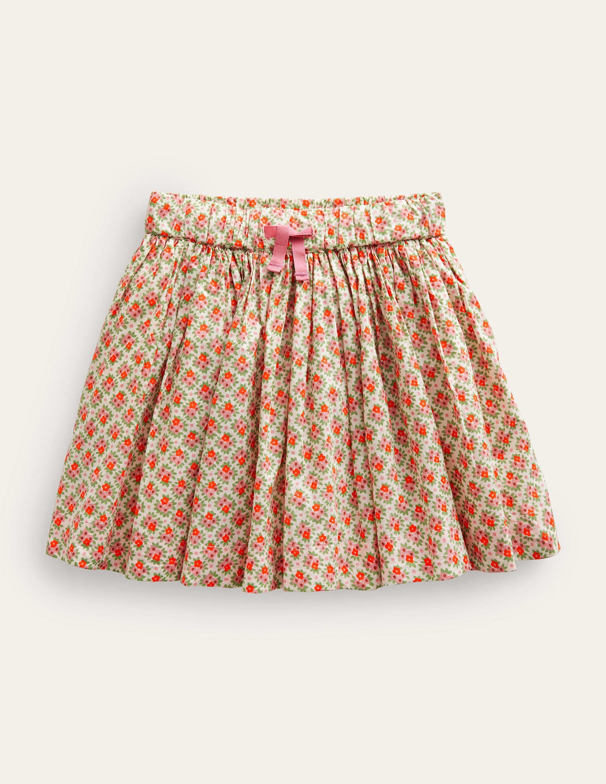 Twirly Skirt-Vanilla and Ivy Micro Floral - Image 1