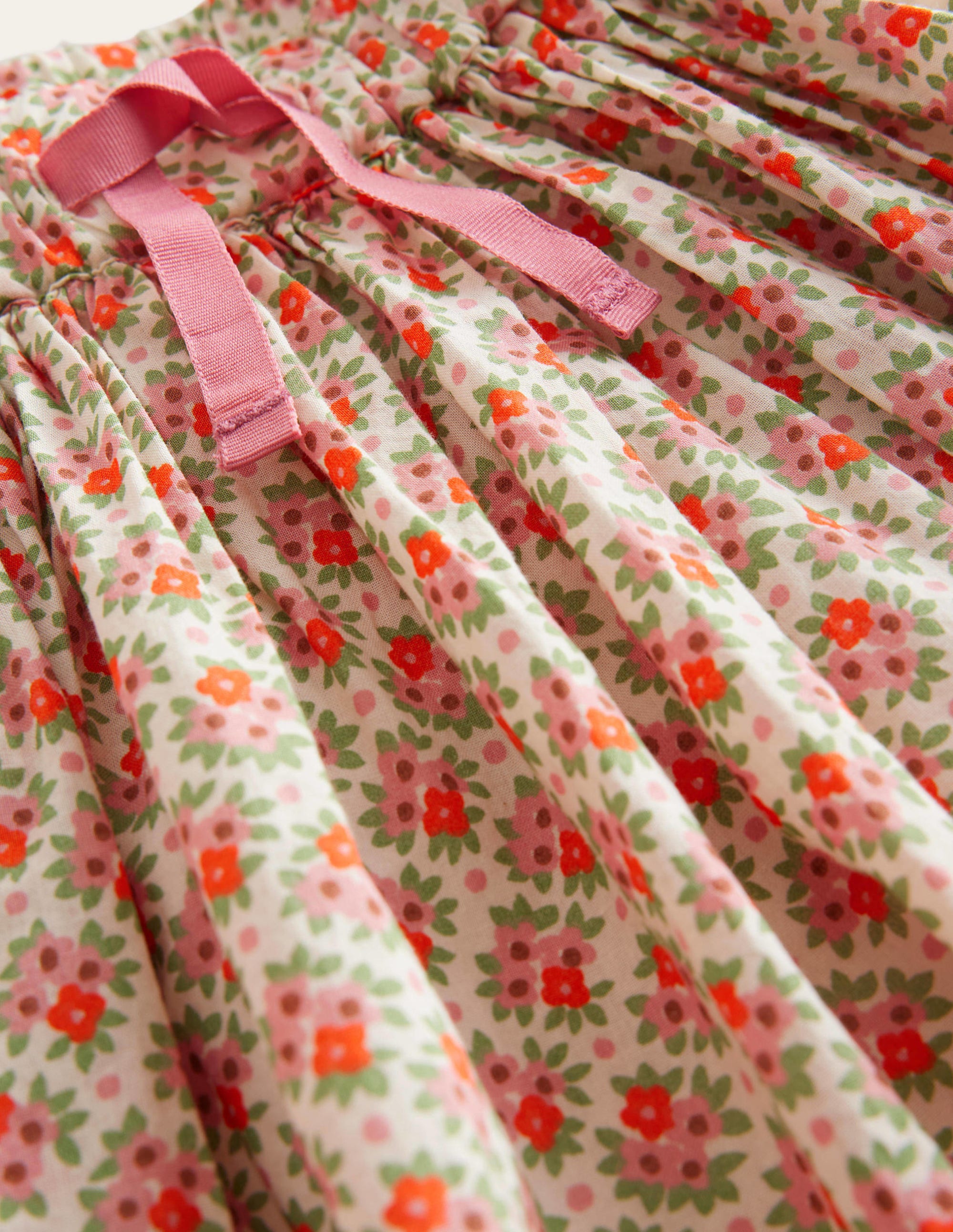 Twirly Skirt-Vanilla and Ivy Micro Floral - Image 3