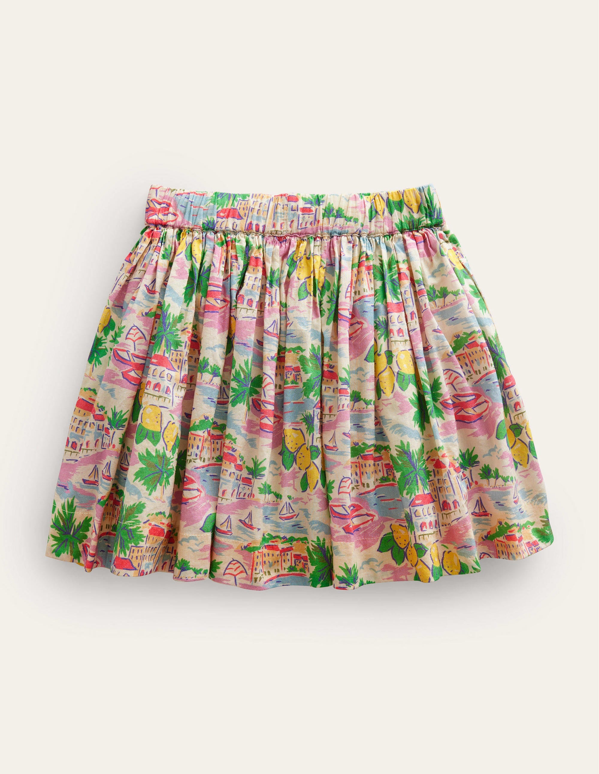 Twirly Skirt-Multi Scene Print - Image 2