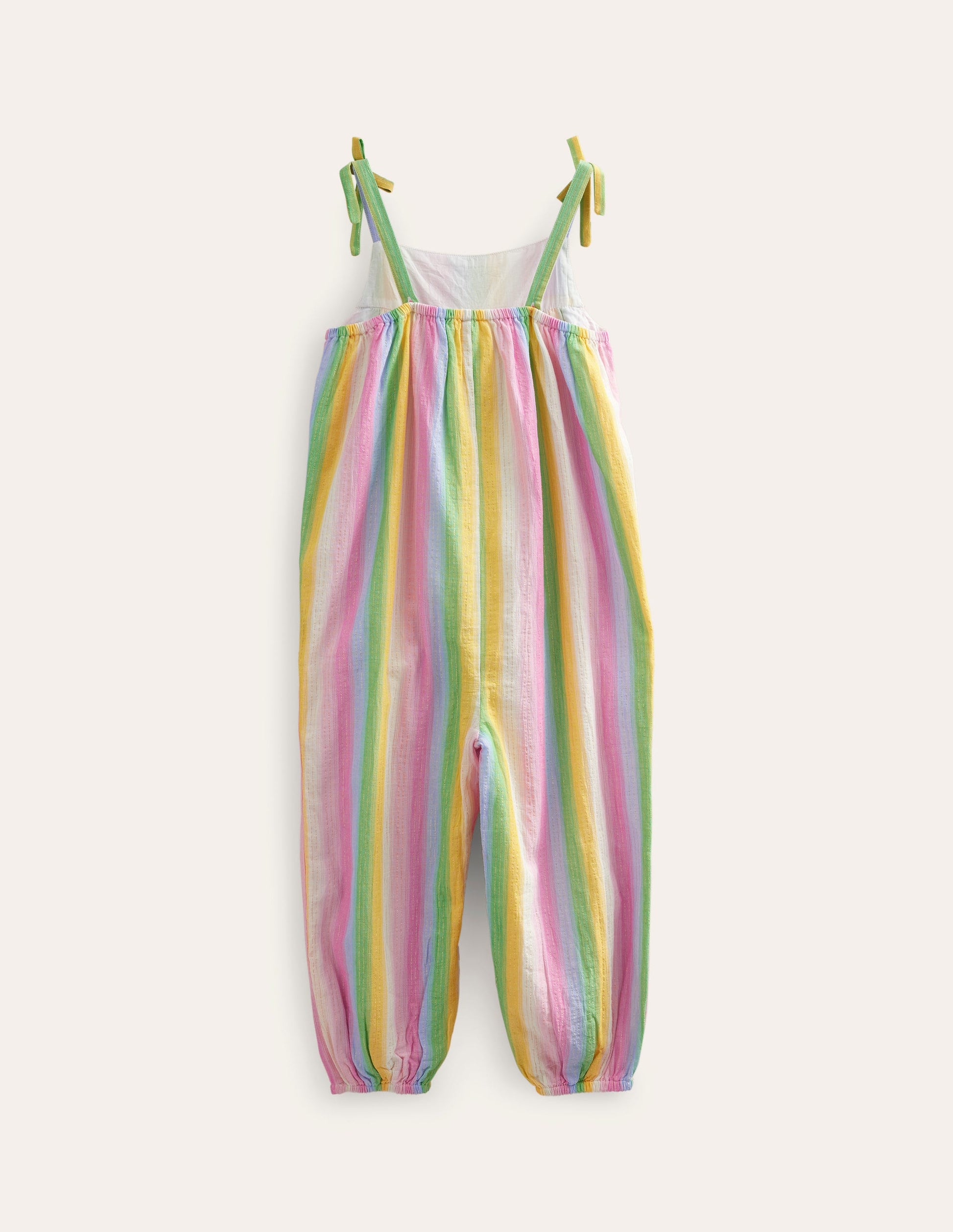 Strappy Woven Jumpsuit-Rainbow Gradient Stripe-2