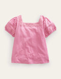 Square Neck Swing Top-Formica Pink