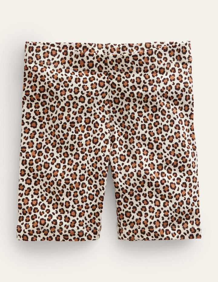 Cycling Shorts-Leopard Print