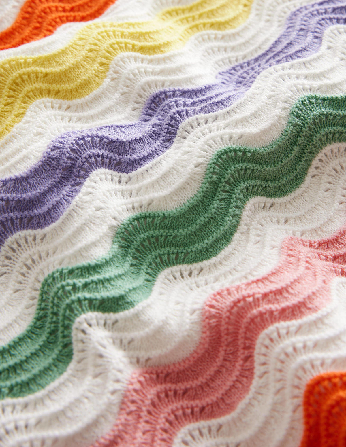 Knitted Frilled top-Multi Stripe - Image 3