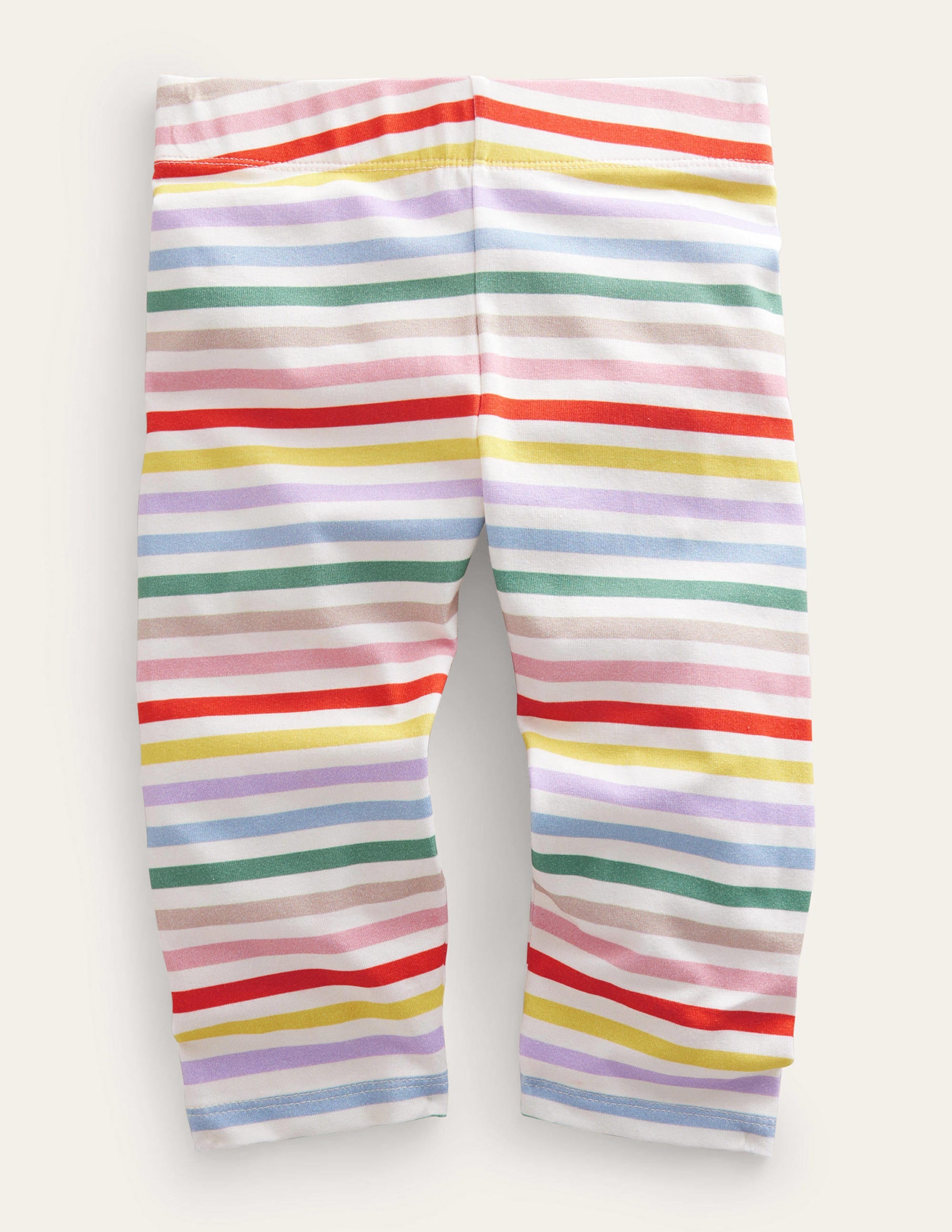 Fun Cropped Leggings-Buttercup Yellow/Purple - Image 1