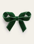 Large Bow Hair Clip-Rich Emerald