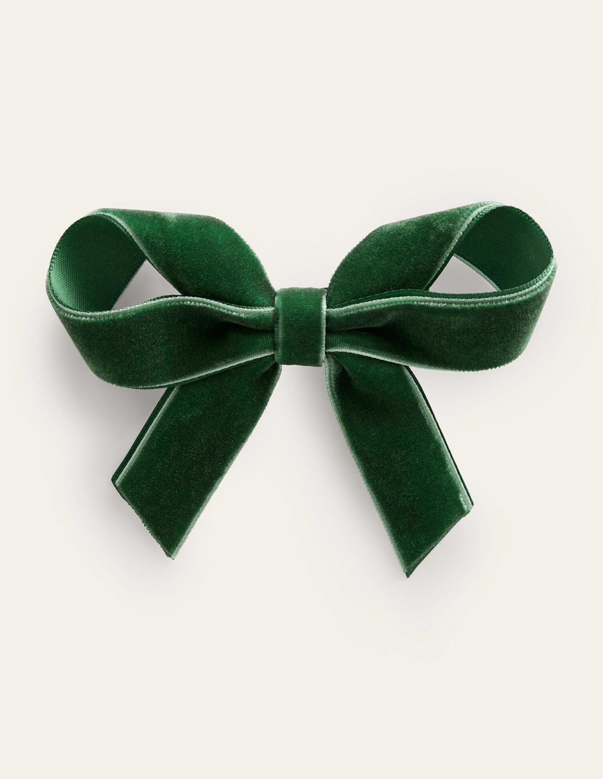 Large Bow Hair Clip-Rich Emerald-1