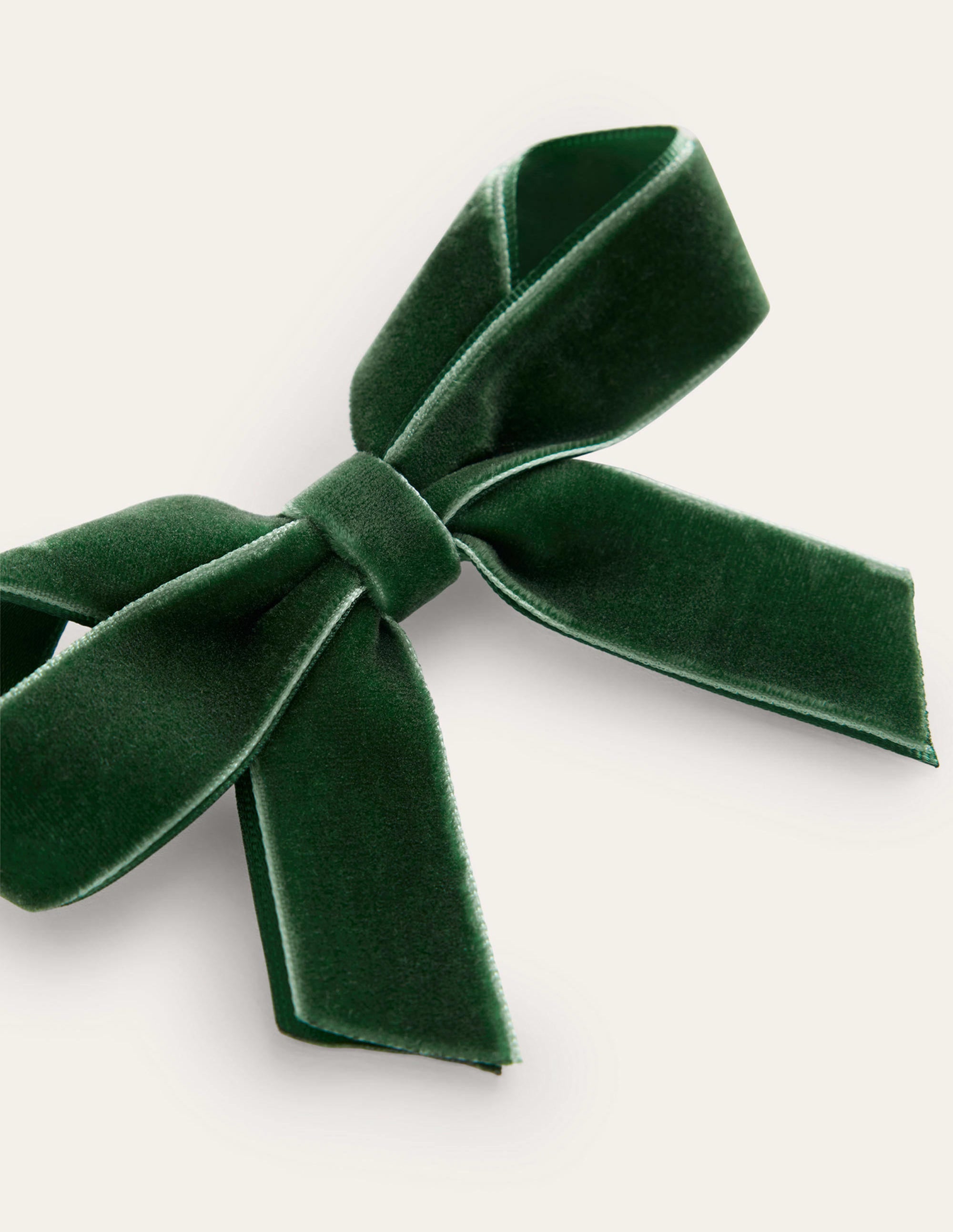 Large Bow Hair Clip-Rich Emerald - Image 3