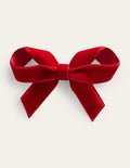 Large Bow Hair Clip-Brilliant Red
